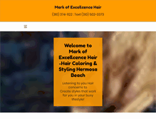Tablet Screenshot of hairexcellence.com