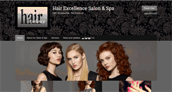 Desktop Screenshot of hairexcellence.net